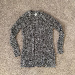 American Eagle Black & White Cardigan